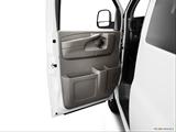  Inside of driver's side open door, window open photo